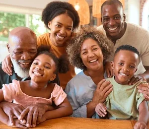 portrait multigeneration family sitting around 260nw 2450136391